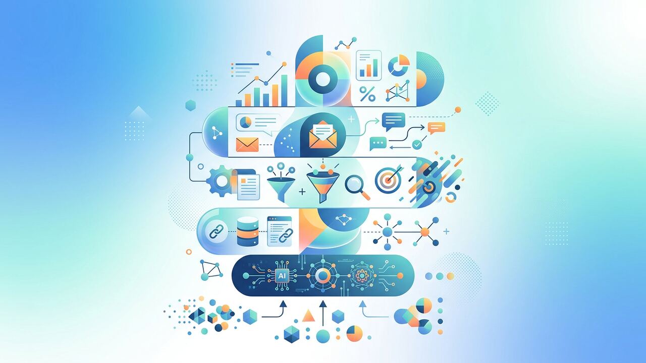 AI sales tool stack illustration