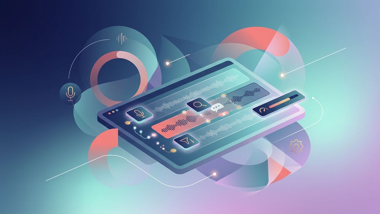 Podcast editor interface with AI tools